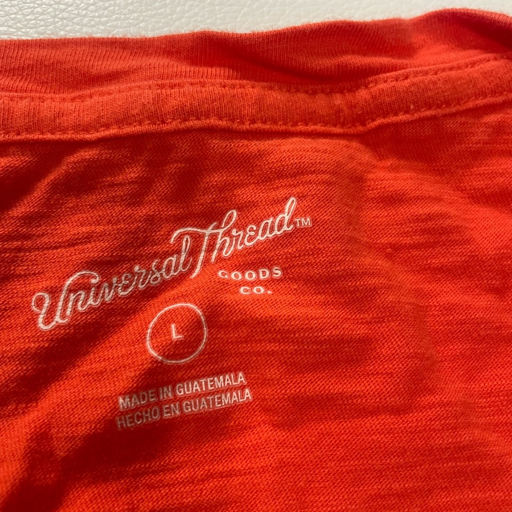 Universal Thread Bright Orange Tee - Picture 3 of 6